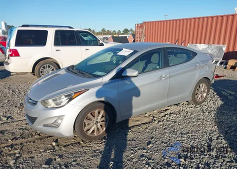 2016 Hyundai Elantra Se from USA, damaged, VIN KMHDH4AE7GU530167